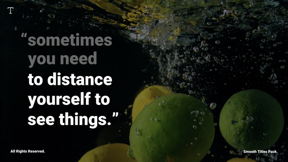 Smooth Titles | AE Titles template preview