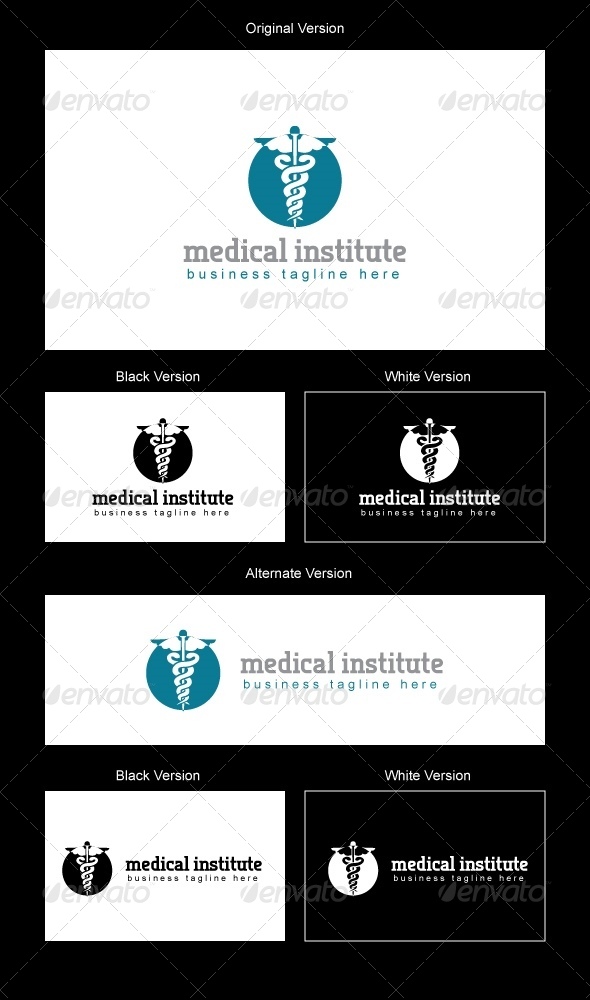 Medical Institute Logo Design - Symbols Logo Templates