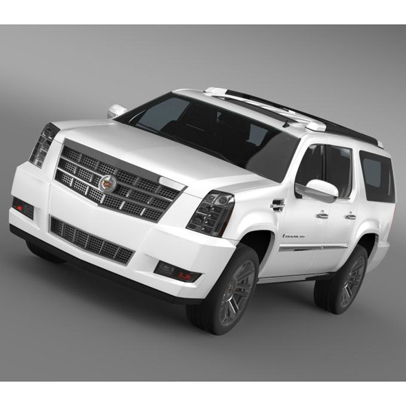 Cadillac Escalade 2011 Platinum ESV - 3DOcean Item for Sale