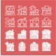 House with Heart Icons 