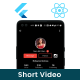 TikStar – Short Video Social Media App UI Template (Flutter & React Native Expo) 