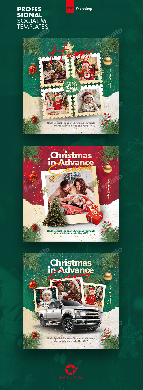 Christmas Social Media Templates