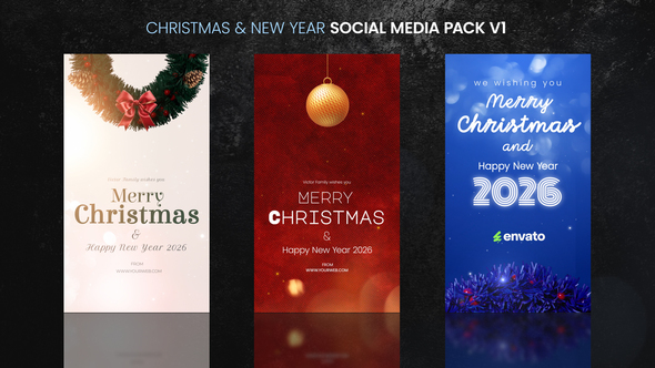 Christmas & New Year Social Media Pack_V1 Openers template preview