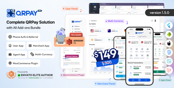 QRPay Pro - Complete QRPay Solution with All Add-ons Bundle