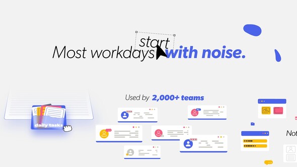 SaaS Explainer Titles template preview