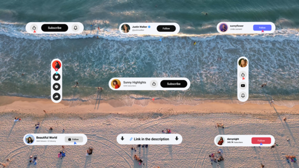 Subscribe Elements Elements template preview