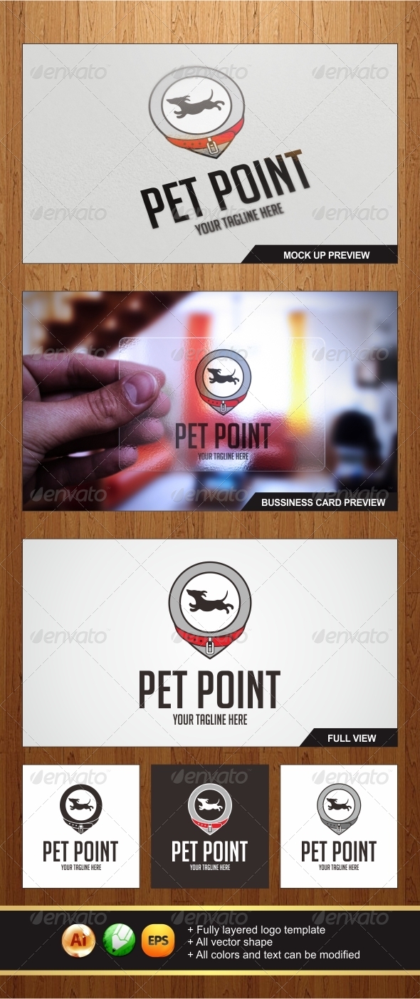 Pet Point Logo - Animals Logo Templates