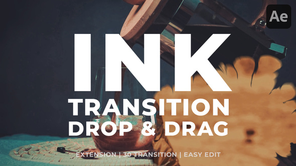Ink Transitions Elements template preview