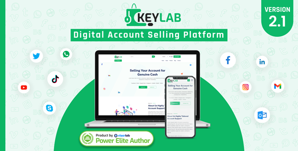 KeyLab - Digital Account Selling Platform