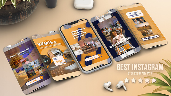 Vertical Sliders Carousel Product Promo template preview