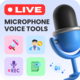 Live Microphone Voice Tools with AdMob Facebook Ads Android 