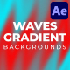 Waves Gradient Backgrounds - VideoHive Item for Sale