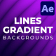 Lines Gradient Backgrounds - VideoHive Item for Sale