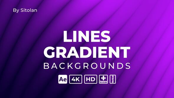 Lines Gradient Backgrounds Elements template preview