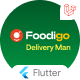 Foodigo - Online Restaurant and Food Ordering Platform Flutter Deliveryman Mobile App 
