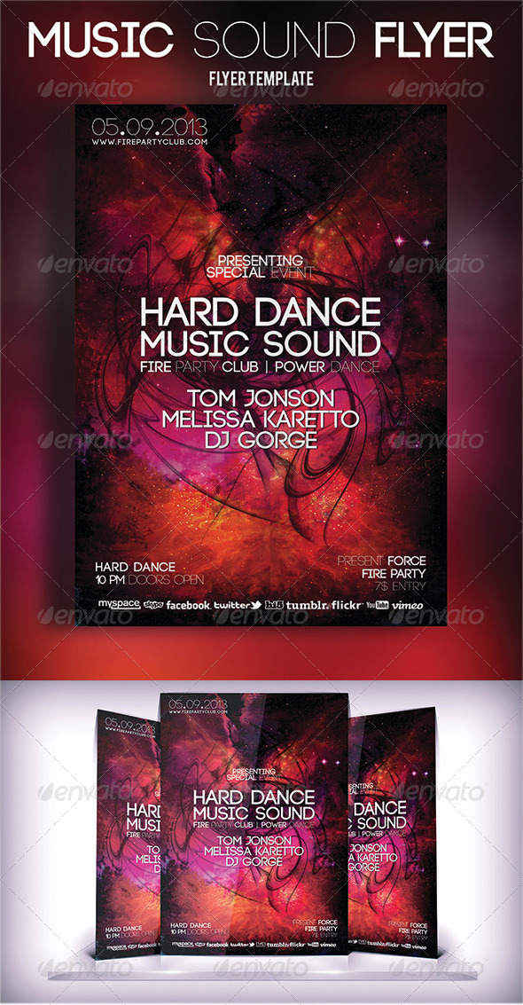 Music Sound Flyer - Events Flyers