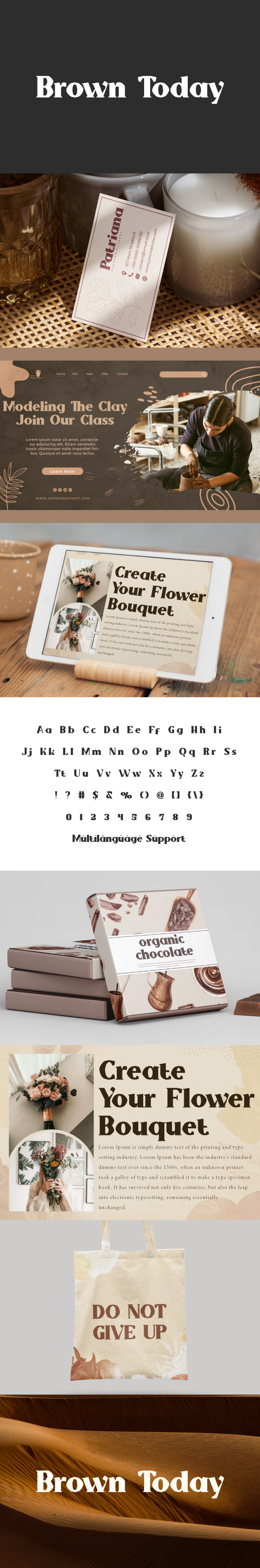 Brown Today Font