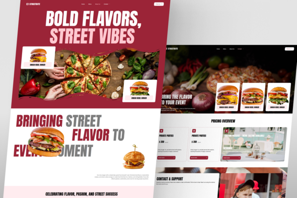 StreetBite - Food Truck & Street Food Elementor Template Kit