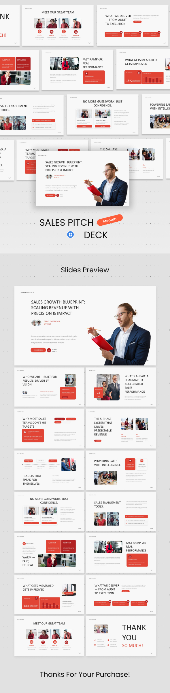 Sales Pitch Deck Keynote Template
