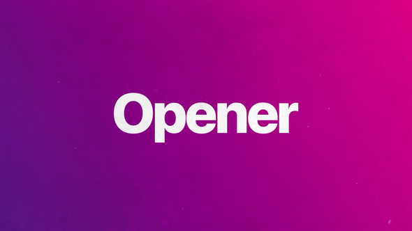 Colorful Stomp Opener Openers template preview