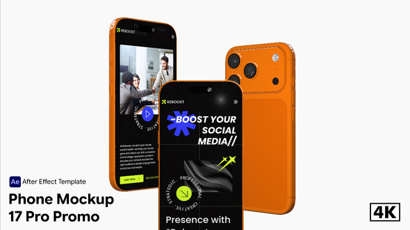 Phone Promo - 17 Pro Mockup Product Promo template preview