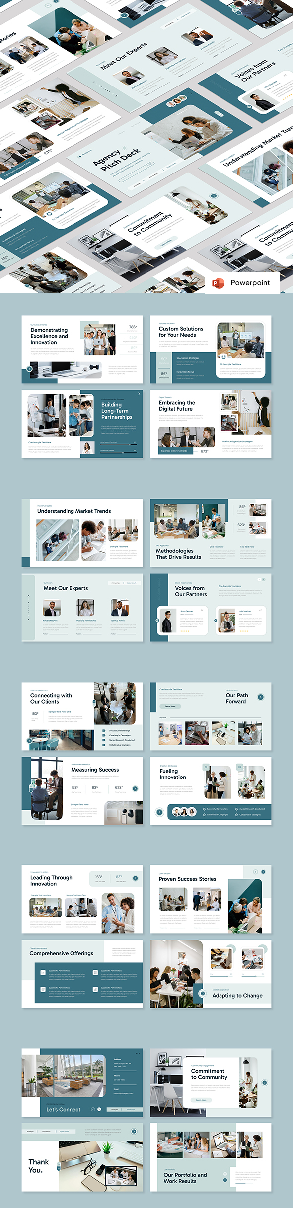 Agency Pitch Deck PowerPoint Template