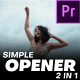Simple Opener | Premiere Pro MOGRT 