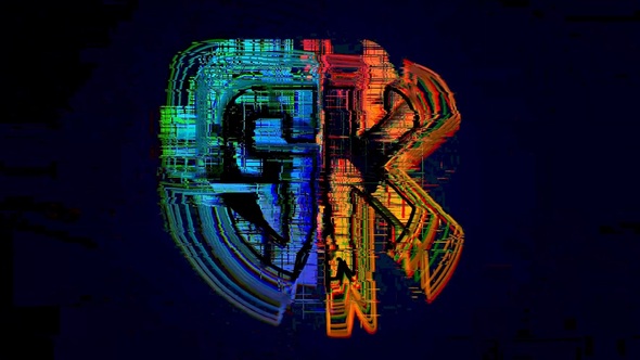 Logo Glitch Reveal Logo Stings template preview