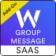 Group Message Module For Worksuite SAAS