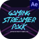 Gaming Streamer Pack After Effect - VideoHive Item for Sale