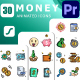 30 Money Icons | Premiere Pro & Lottie Animation 