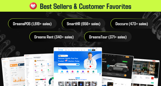 Best selling Templates - Customer Favorites