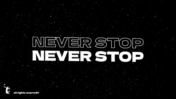 Kinetic Titles Titles template preview