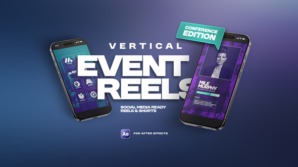 Vertical Event Promo Reels Product Promo template preview
