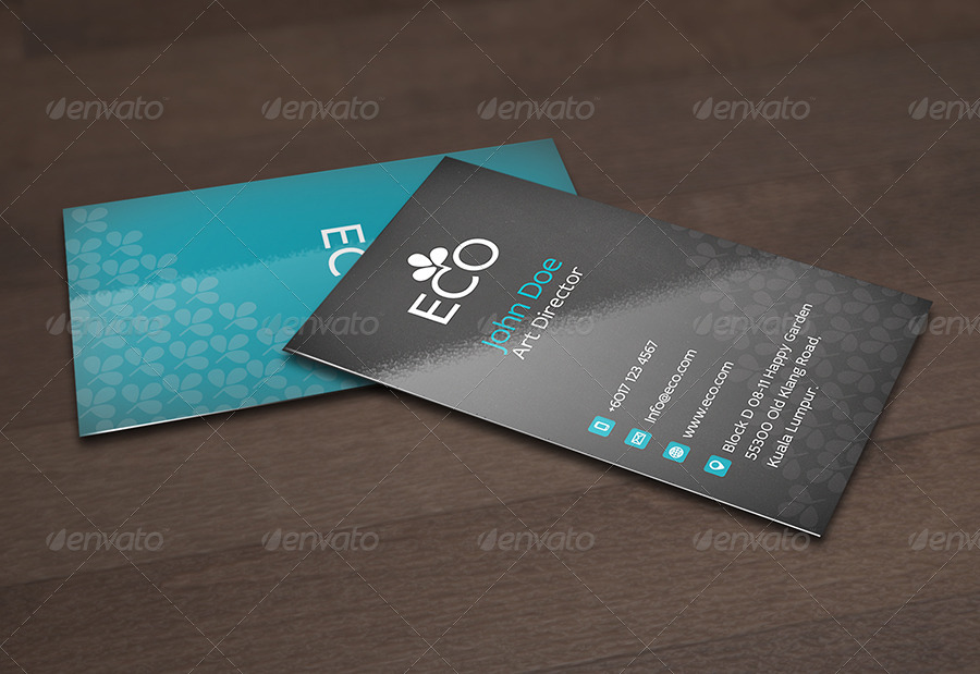 EcoFriendly Business Card Bundle 2 In 1 by kimiwa GraphicRiver