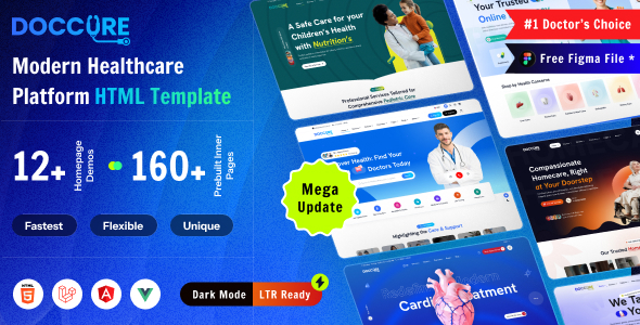Doccure - Doctor, Clinic & Hospital Appointment Booking Template