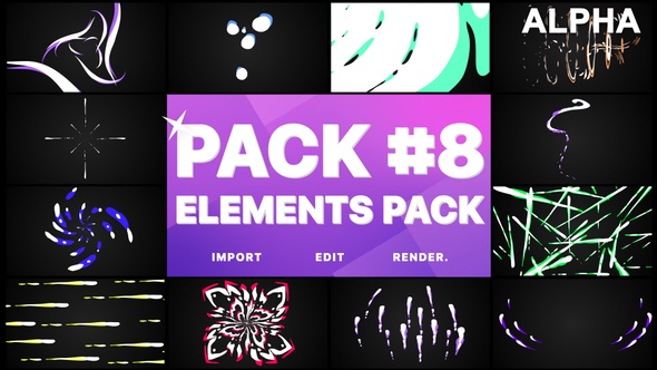 Flash FX Elements Pack 08 | Motion Graphics Pack alt