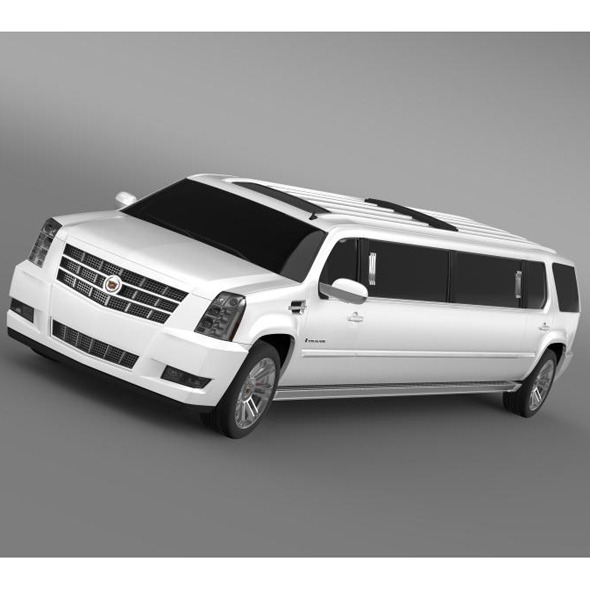 Cadillac Escalade limo 2013 - 3DOcean Item for Sale
