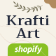 KraftiArt - Furniture, Art & Crafts Shopify Theme
