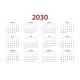 Calendar Planner for 2030 