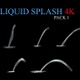 Liquid Splash Pack 1 4K - VideoHive Item for Sale