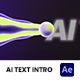 AI Text Intro - VideoHive Item for Sale