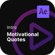 Intro - Motivational Quotes - VideoHive Item for Sale