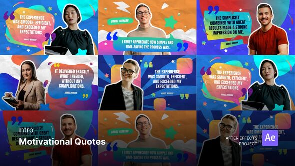 Intro - Motivational Quotes broadcast-packages template preview