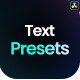 Text Elite Presets - for DaVinci Resolve - VideoHive Item for Sale