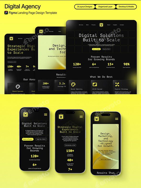 Digital Agency Landing Page