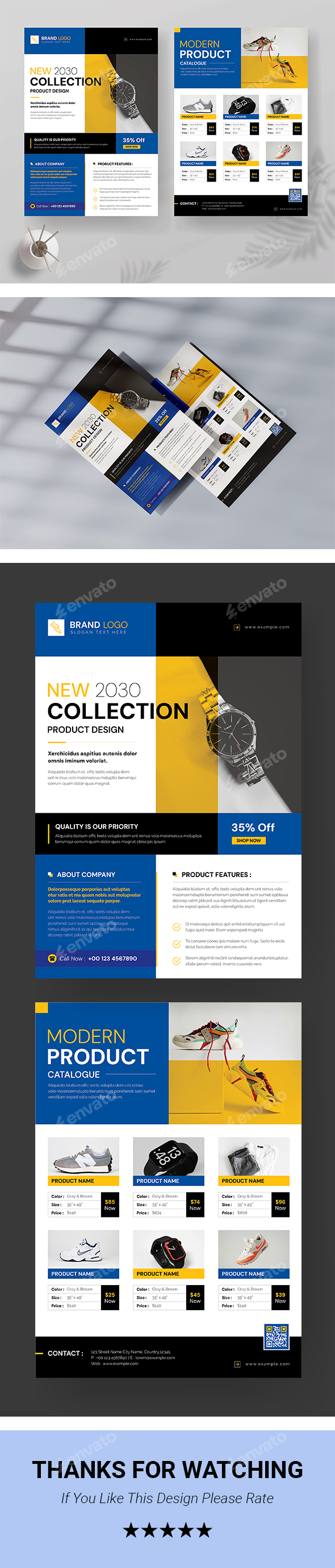 Product Catalogue Flayer Template