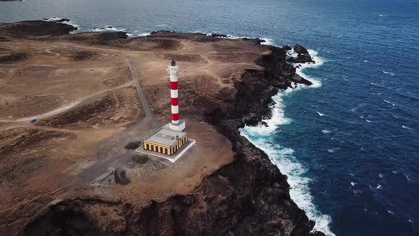 View From the Height of the Lighthouse Faro De Rasca on Tenerife Canary Islands Spain alt