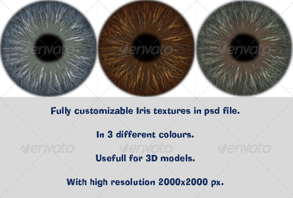 Realistic Iris Texture - 3Docean 5567832