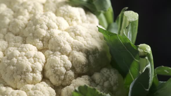 Close Up of Cauliflower on Table alt